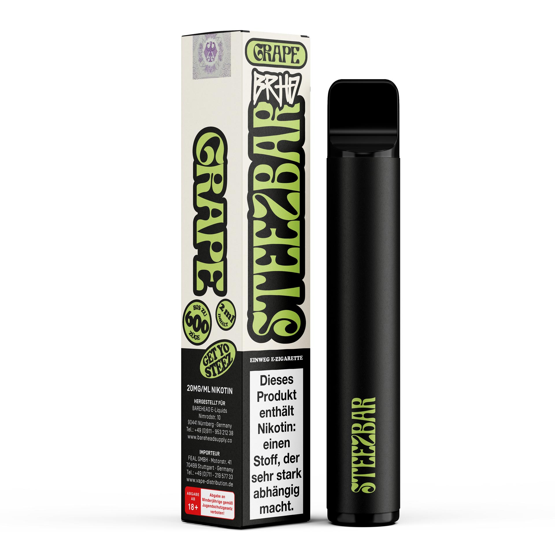 STEEZBAR™ DISPOSABLE VAPE - GRAPE